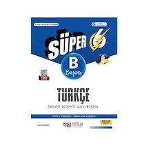 Nitelik Yayınları 6.sınıf B Süper Türkçe Soru Kitabı Beceri Temelli