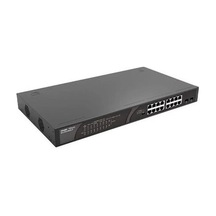 Ruıjıe Reyee 16 Port Rs-es118gs-p 10/100/1000 2x Port Combo Gigabit Sfp Poe Switch 247w Çelik Kasa Rack Mount
