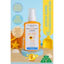 Çocuk Güneş Koruyucu Losyon Spf 50+ Pa+++ Yeni Nesil Koruma Ve Yoğun Nem - 200 Ml