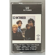 U2 October Kaset Orjinal Dönem Kağıt Baskı