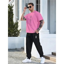 Altamira Erkek Dikey Baskılı Oversize Eşofman Takımı 001