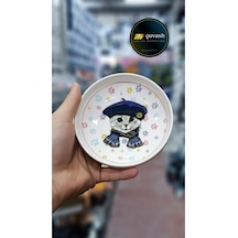 Kedi Desenli 4'lü Çerezlik, Tatlı Tabak Çocukaları Sevindirmek İçin Mükemmel Çok Renkli