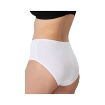 Beyaz Mı Emay 1442 Modal Coton Yüksekbel Külot Beyaz