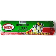 Ögem J-250 Jumbo Boy Çöp Torbası 5 Adet Mavi 80 x 110 CM