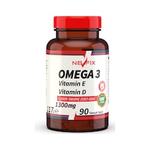 Nevfix Omega 3 Balık Yağı 1300 Mg 90 Yumuşak Kapsül
