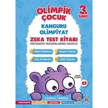 Altın Nokta Yayınları 3. Sınıf Olimpik Çocuk Bilsem - Kanguru - Olimpiyat Zeka Kitabı Tamamı Çözümlü