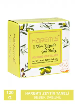 Harem's Zeytin Taneli Bebek Sabunu 120 G