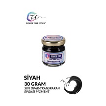 Opak & Transparan Sıvı Pigment Boya / Siyah / Epoksi Için