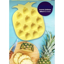 Pratik Ananas Şeklinde Silikon Buz Kalıbı Silikon Yapışmaz Buzluk Ananas Buz Kalıbı Silikon Diğer