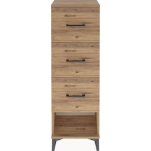 Arges Dolap 3 Çekmeceli 44x30x134 Çam-çam Atlas Çam