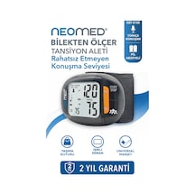 Neomed Dbp-8188 Türkçe Konuşan Hafızalı İnce Tasarım Bilekten Dijital Tam Otomatik Tansiyon Aleti