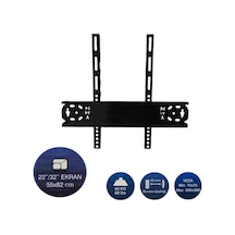 Hedyex 22" - 32" Tv Duvar Askı Aparatı Kilitli Ymn-2232