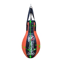 Dragondo 1068-p Pear Bag Kum Torbası 80x45 Cm Kick Boks Torbası Turuncu - Siyah