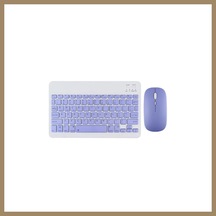 Bezos Kyb71 Kablosuz Türkçe Q Klavye Mouse Set - Lila 22 Diğer