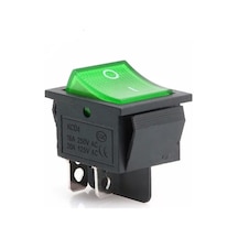 Ic-104 Geniş Yeşil Işıklı Anahtar On-Off 4P 10 Adet