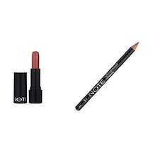 Deep Kremsi Yarı Parlak Ruj 02 Optimistic Rose & Ultra Rich Dudak Kalemi 01 Sandy 0