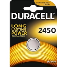 Mey İthalat Duracell Yuvarlak Düğme Pil 2450 3 Volt
