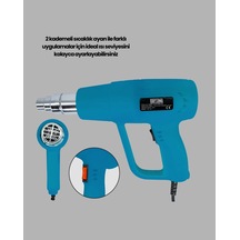 Znv Zenvia Mey İthalat 2000w Profesyonel 2 Kademeli Isı Tabancası Sıcak Hava Üfleme Znv2025 Cmn