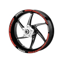 Deeb Cbr 125 Jant Şeridi Kırmızı Beyaz Model X N11.61204