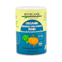 Beyorganik Bebek Ek Gıda Gıdası Organik Brokoli Balkabak İrmik +6 ay Ek Gıda 350 G