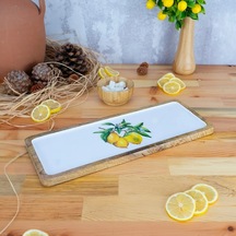 Bambum Kangura Limon Dikdörtgen Tepsi Orta Renkli