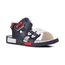 Şiringenç 210107 Lacivert-beyaz-kırmızı Comfort Erkek Çocuk Sandalet 001