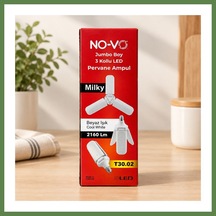 Bezos Büyük Boy Pervane Ampul 30w 3 Kollu Milky Hb006