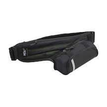 Mizuno Bottle Waist Pouch Matara Hazneli Unisex Bel Çantası Siyah-Std-Siyah