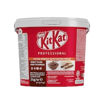 Nestlé Professıonal Kıtkat Sürülebilir Çikolata 3kg - Sütlü Çikolata Ve Gofret Parçacık - Tekli Tarı