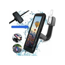Powertec Motosiklet Ayna Bağlantılı Telefon Tutucu