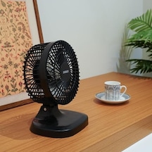 Fan-503 7" Büyüklüğünde Masa Üstü Siyah Usb Fan Serinletici Vantilatör