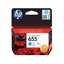HP 655 Mavi/Cyan Mürekkep Kartuşu (CZ110AE) - 600 Sayfa