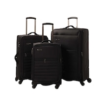 Mçs Üçlü Lüx Kumaş Valiz Seti V102 S16ny10017-set 00001 Siyah