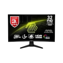 MSI Mag 32C6 31.5" 1MS 180Hz FHD Adaptive Sync VA Kavisli Gaming Monitör