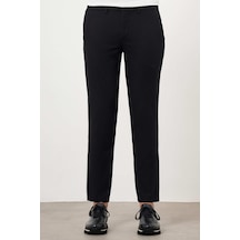 Morven Erkek Siyah Yazlık Pamuk Yan Cep Slim Fit Chino Pantolon 25ys003004001 Siyah
