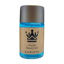 1500 Adet Standart Otel Duş Jeli Geniş Kapak Kraft 30 Ml Silindir Şişe Tek Kullanımlık Kullan At