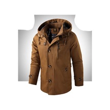 Erkek Büyük Beden Rüzgarlık Ceket Beyaz