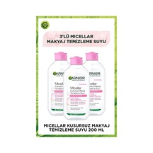 3'lü Garnier Micellar Kusursuz Makyaj Temizleme Suyu 200ml pkt3grnmicellarsu200-10611