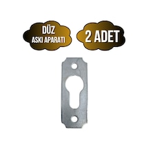 Tablo Ve Çerçeve Askı Demiri Düz Askı Aparatı Metal Boy:40mm En:15mm 2 Adet Krom