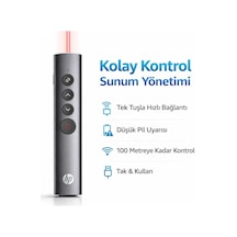 Ss10pro Kablosuz Sunum Kumandası 2.4g Wireless Usb Type-c Alıcı Laser Pointer Şarjlı Batarya Slayt Kontrol Presentation Clicker Ss10pro Çok Renkli