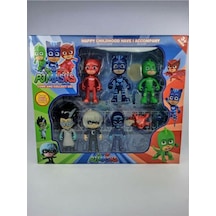 Pj Masks 6 Figür 4 Aksesuar Pj Maskeliler 10 Parça