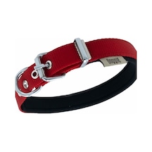 Doggie Konfor Dokuma Sade Boyun Tasması Kırmızı 2 x 35-40 CM Kırmızı