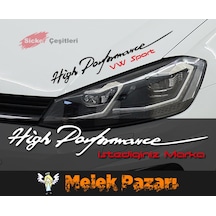 High Performence Araba Sticker. Oto Sticker