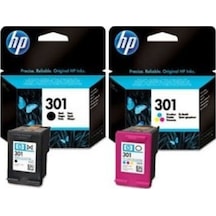 Hp Ch561ee/ch562 301 2'li Kartuş Seti Siyah Ve Renkli