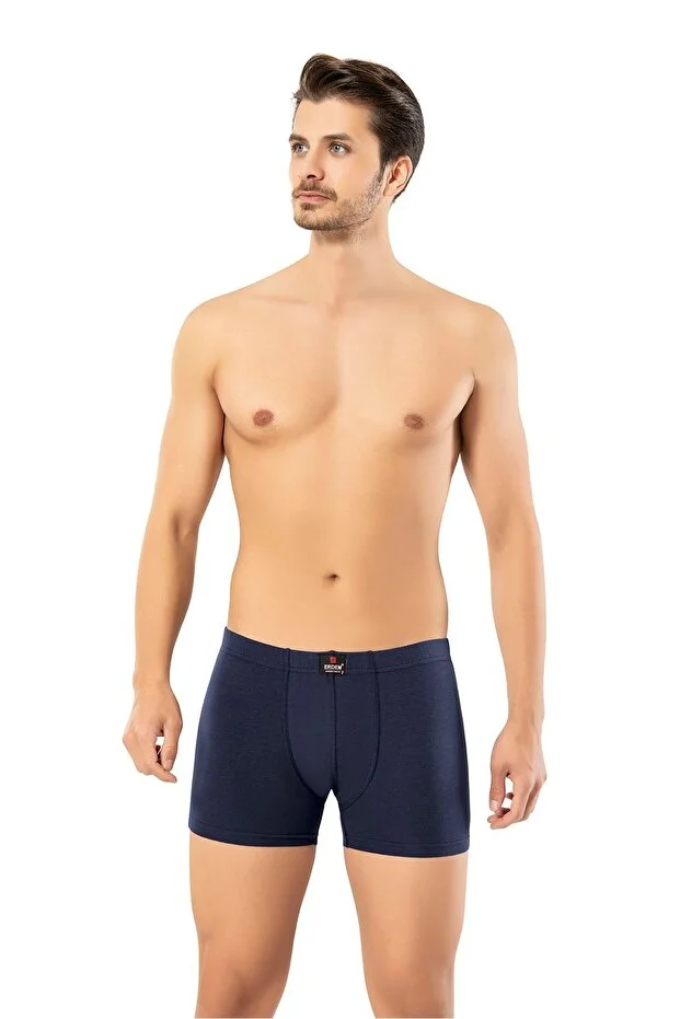 Erdem Erkek Lacivert Likralı Kutulu Boxer- 1420l