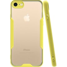 Apple Uyumlu iPhone 7 Kapak Colorful Kamera Korumalı Silikon Kılıf