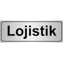 Lojistik Yönlendirme Levhası 7Cmx20Cmgümüş Renk Metal