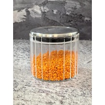 Acar 132 Metal Kapaklı Cam Kavanoz 9x8 Cm Şeffaf