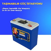 Lifepo4 Taşınabilir Güç İstasyonu 24 Ah 12v Solar Batarya