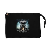Borknagar Winter Thrice Siyah  Clutch Astarlı Cüzdan / El Çantası Siyah